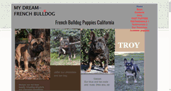 Desktop Screenshot of mydreamfrenchbulldog.com